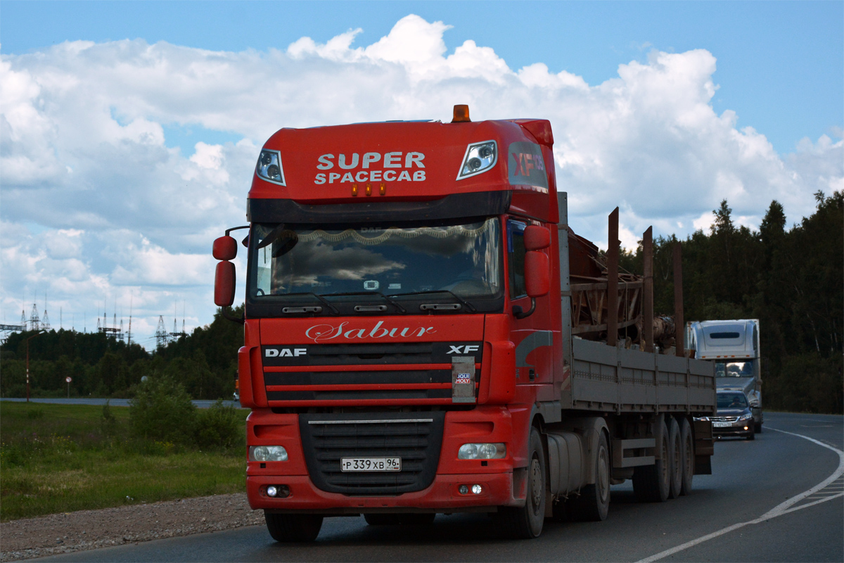 Свердловская область, № Р 339 ХВ 96 — DAF XF105 FT