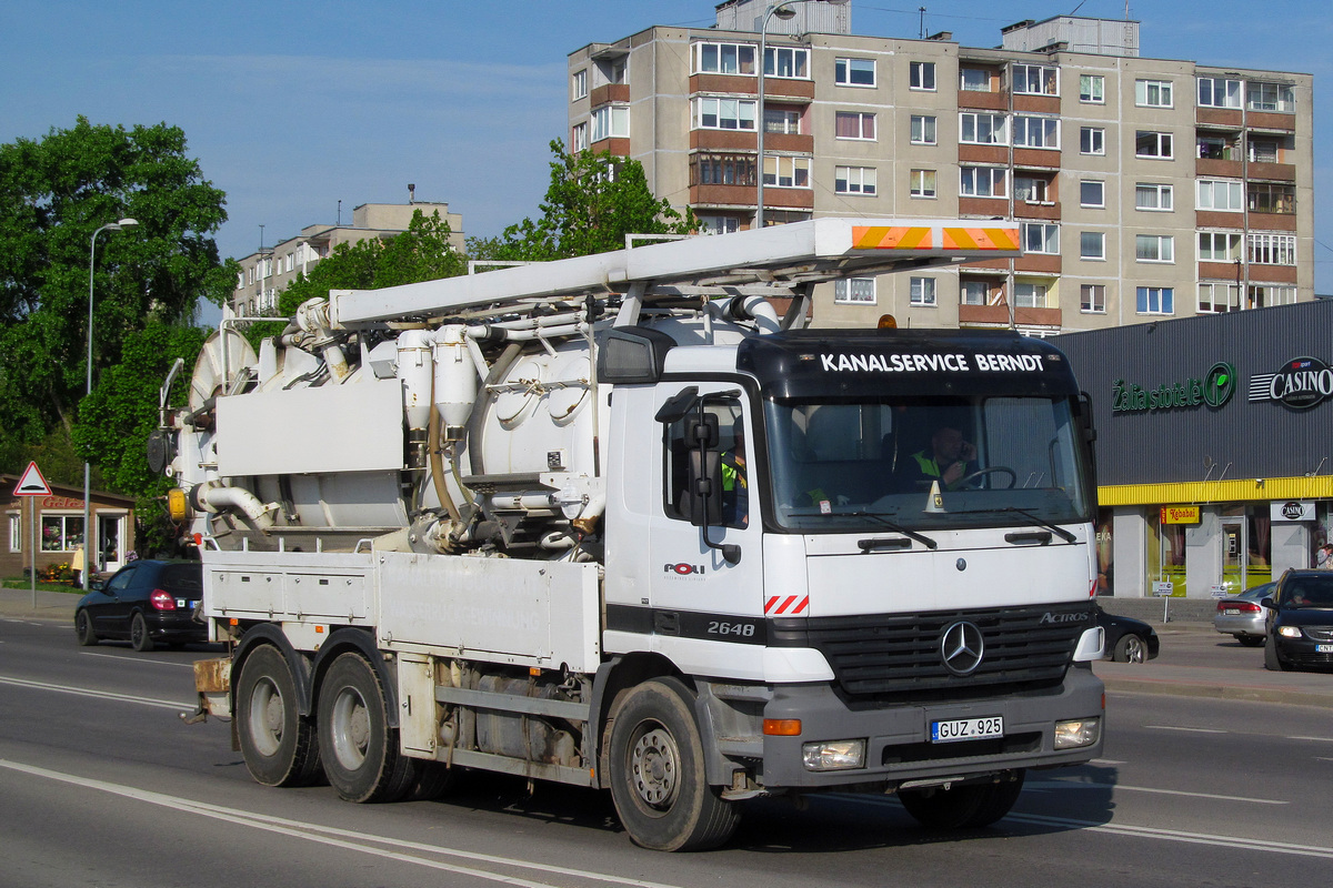 Литва, № GUZ 925 — Mercedes-Benz Actros ('1997)