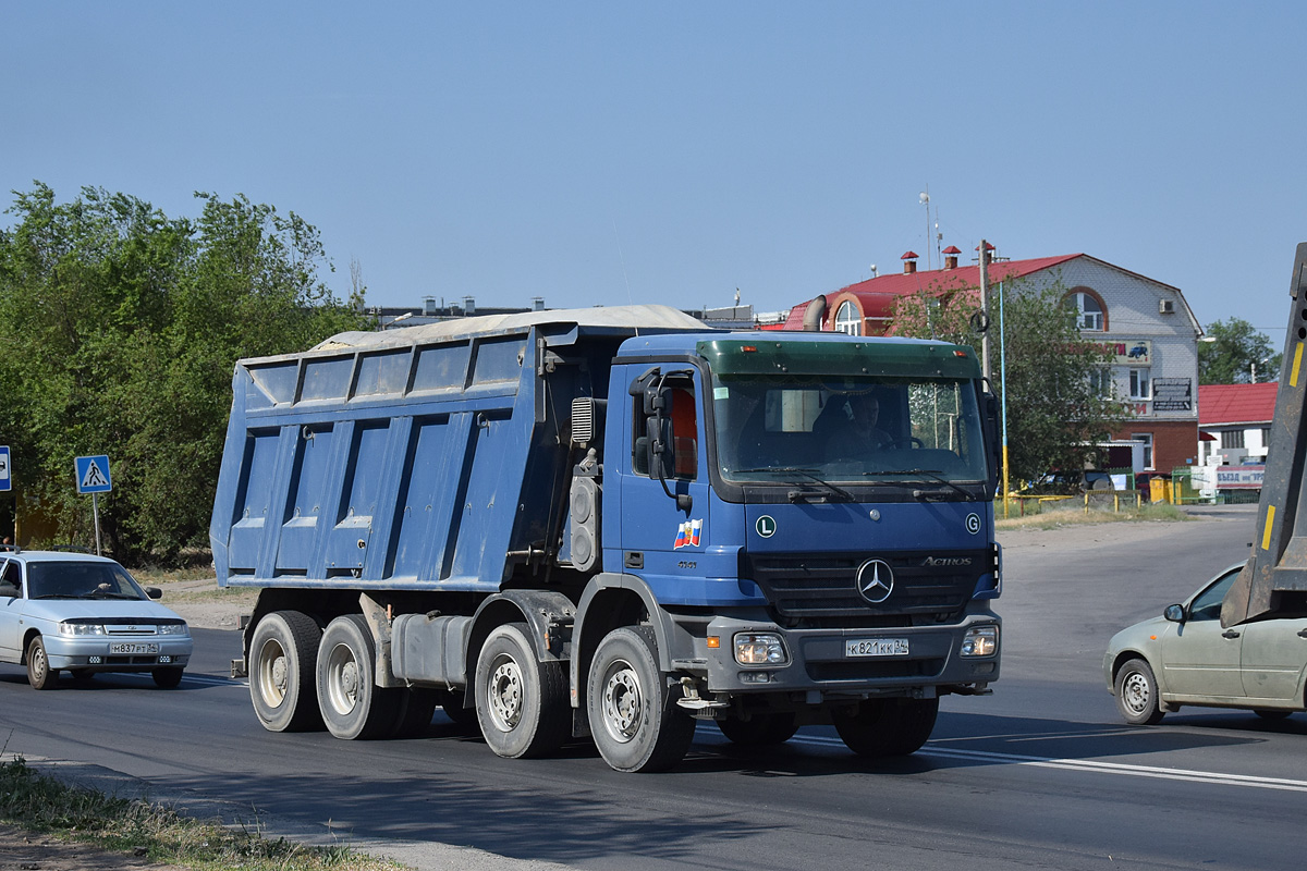 Волгоградская область, № К 821 КК 34 — Mercedes-Benz Actros ('2003) 4141