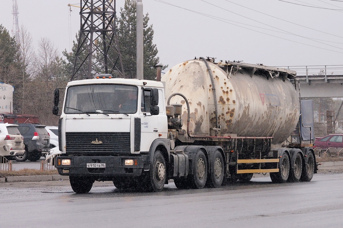 Ханты-Мансийский автоном.округ, № Е 910 ТВ 86 — МАЗ-6422A8