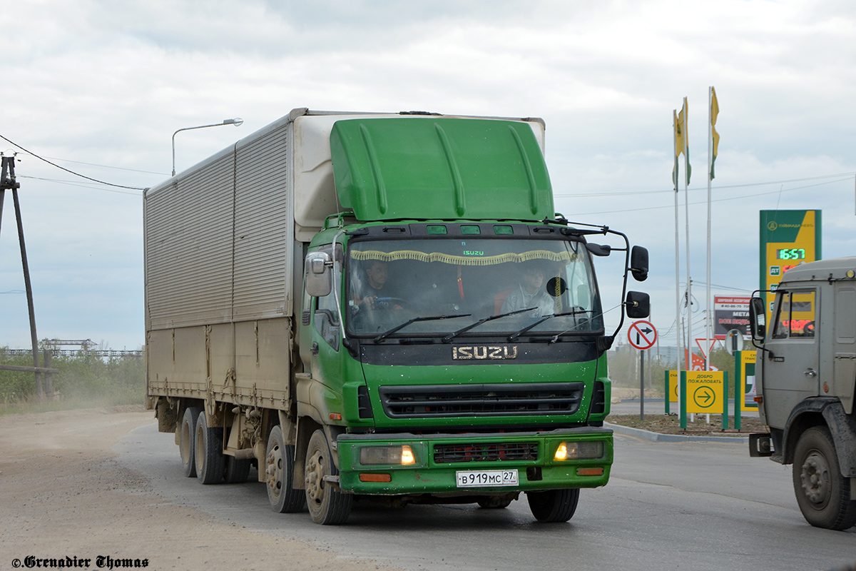 Хабаровский край, № В 919 МС 27 — Isuzu Giga (общая модель)