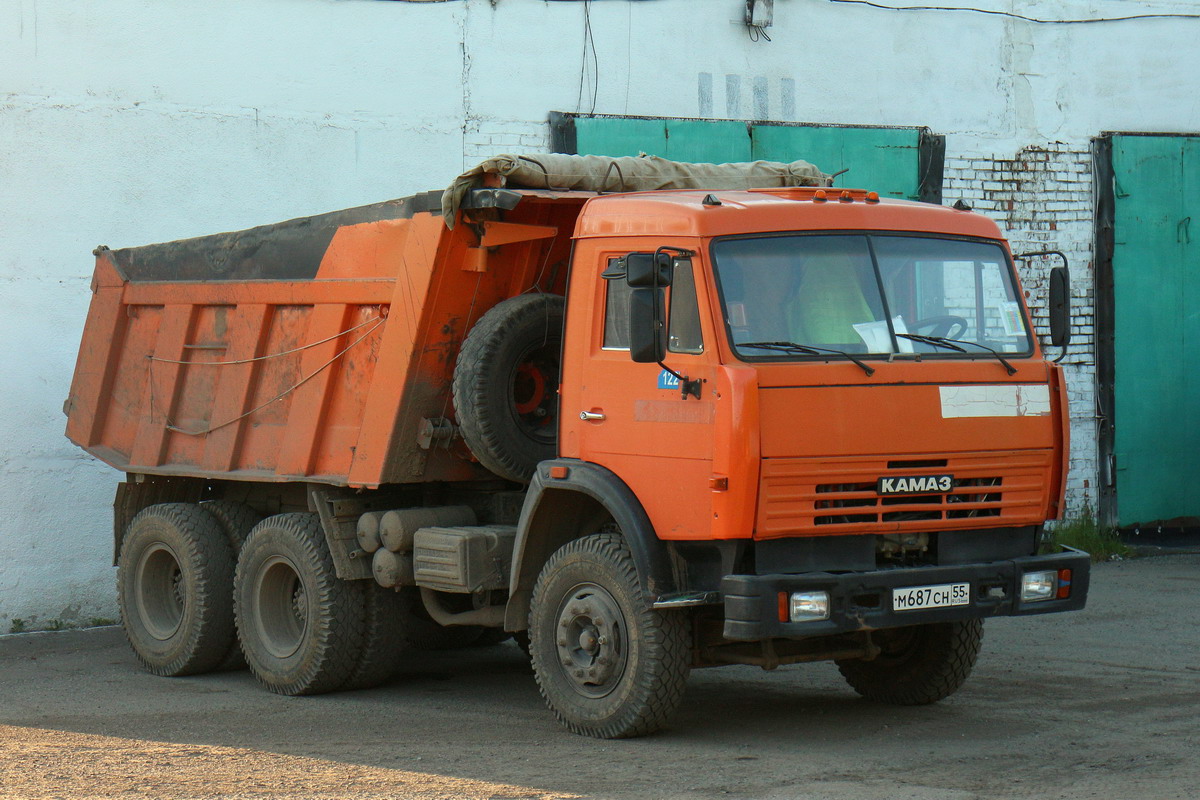 Омская область, № М 687 СН 55 — КамАЗ-65115 [651150]