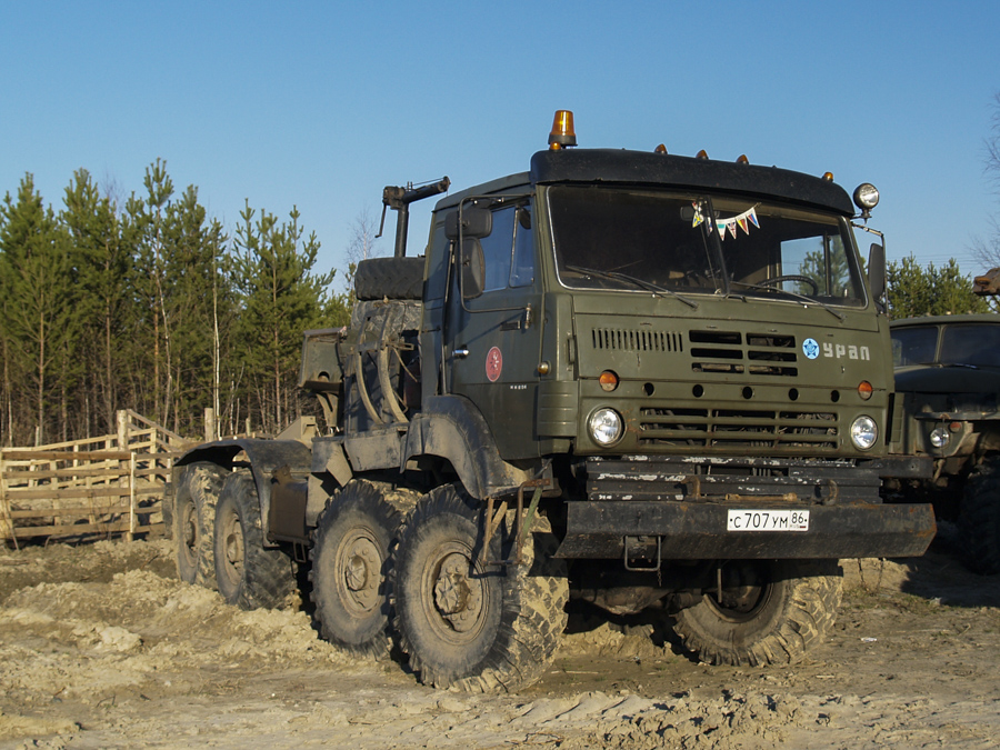 Тюменская область, № С 707 УМ 86 — Урал-5323 (общая модель)