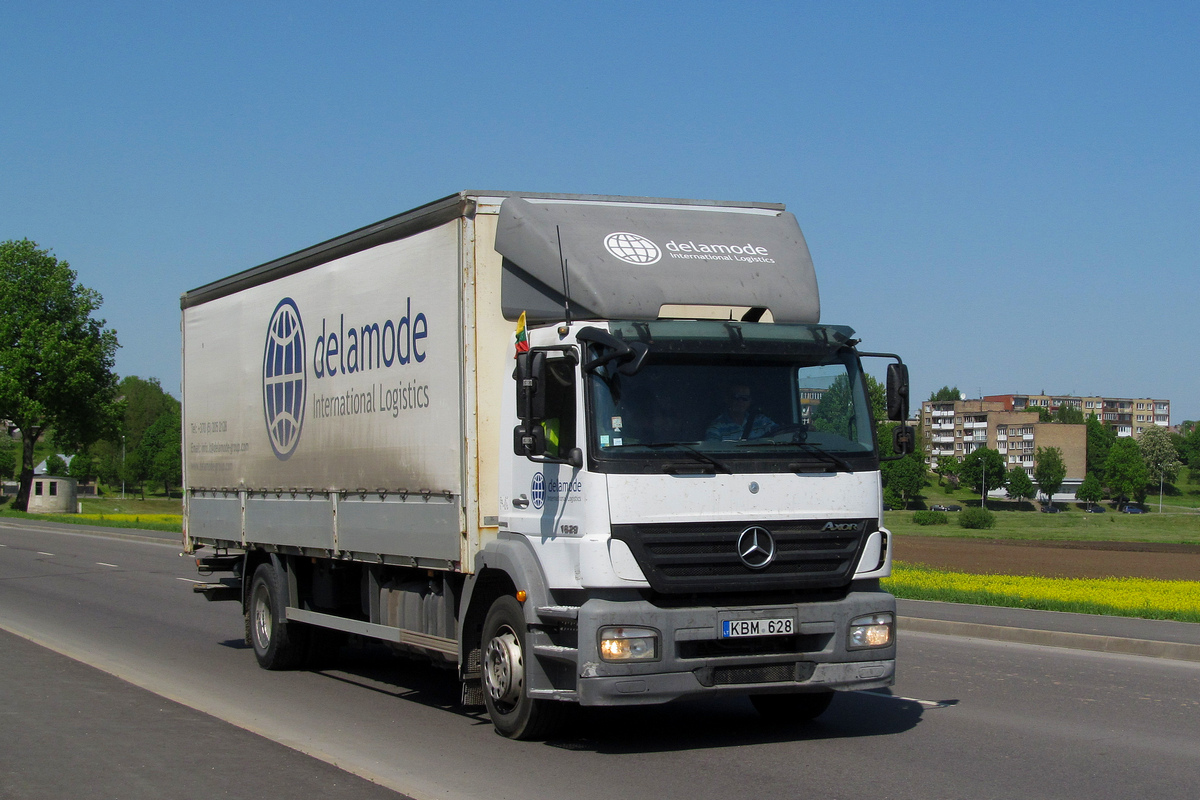 Литва, № KBM 628 — Mercedes-Benz Axor (общ.м)