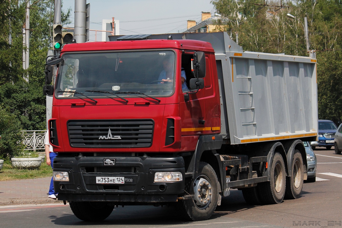 Красноярский край, № Н 753 НЕ 124 — МАЗ-6501B9