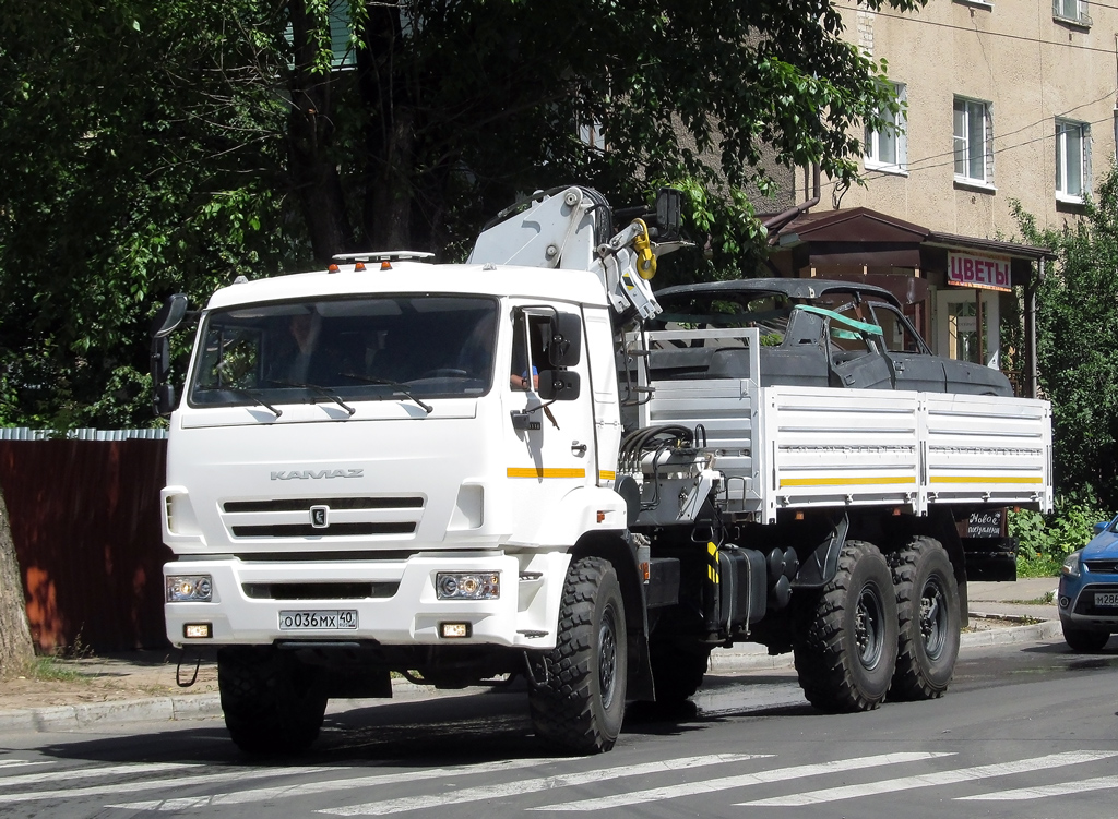 Калужская область, № О 036 МХ 40 — КамАЗ-43118-46