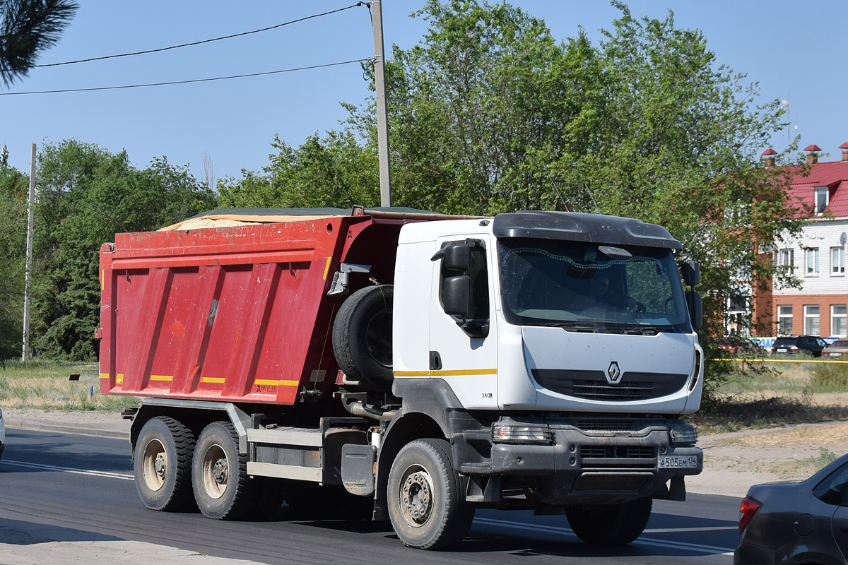 Волгоградская область, № А 505 ЕМ 134 — Renault Kerax [X9P]