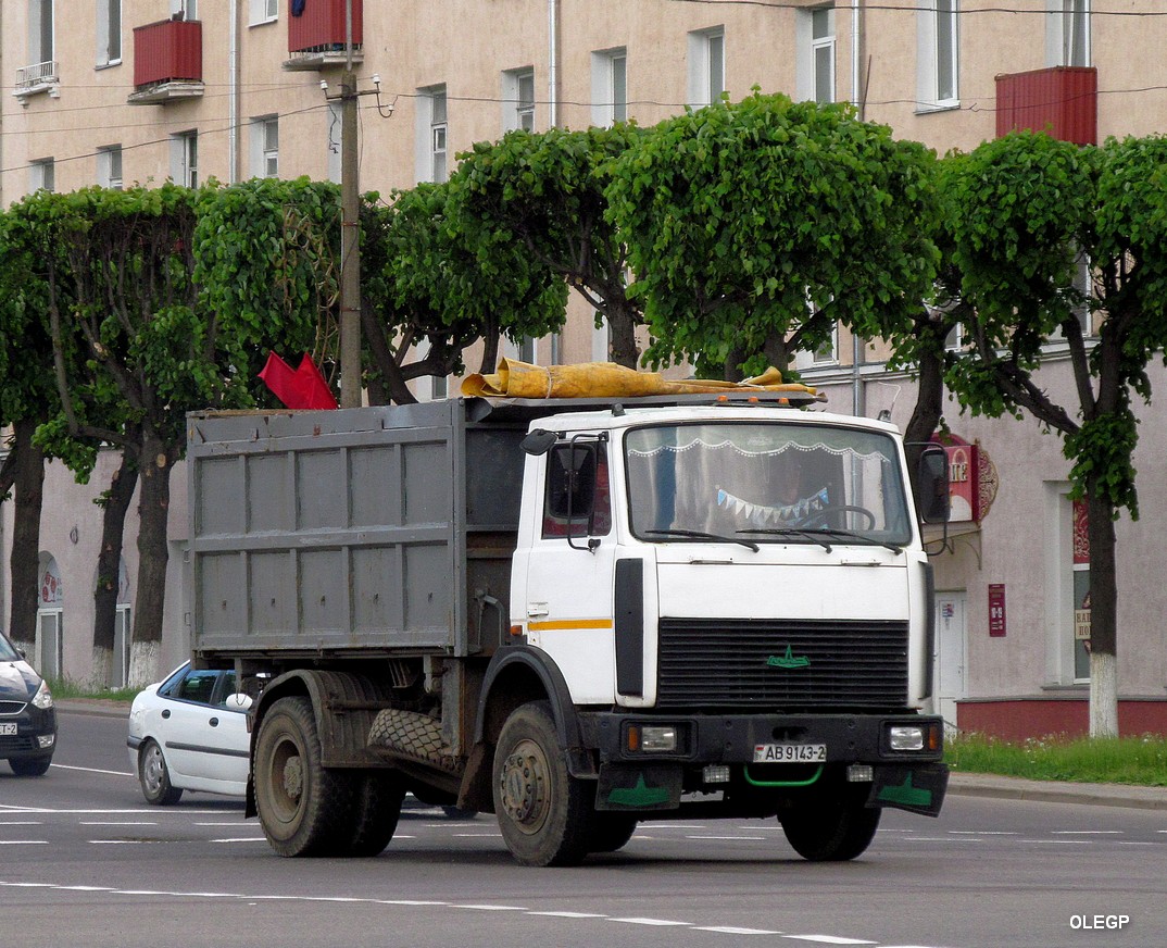 Витебская область, № АВ 9143-2 — МАЗ-5551 (общая модель)