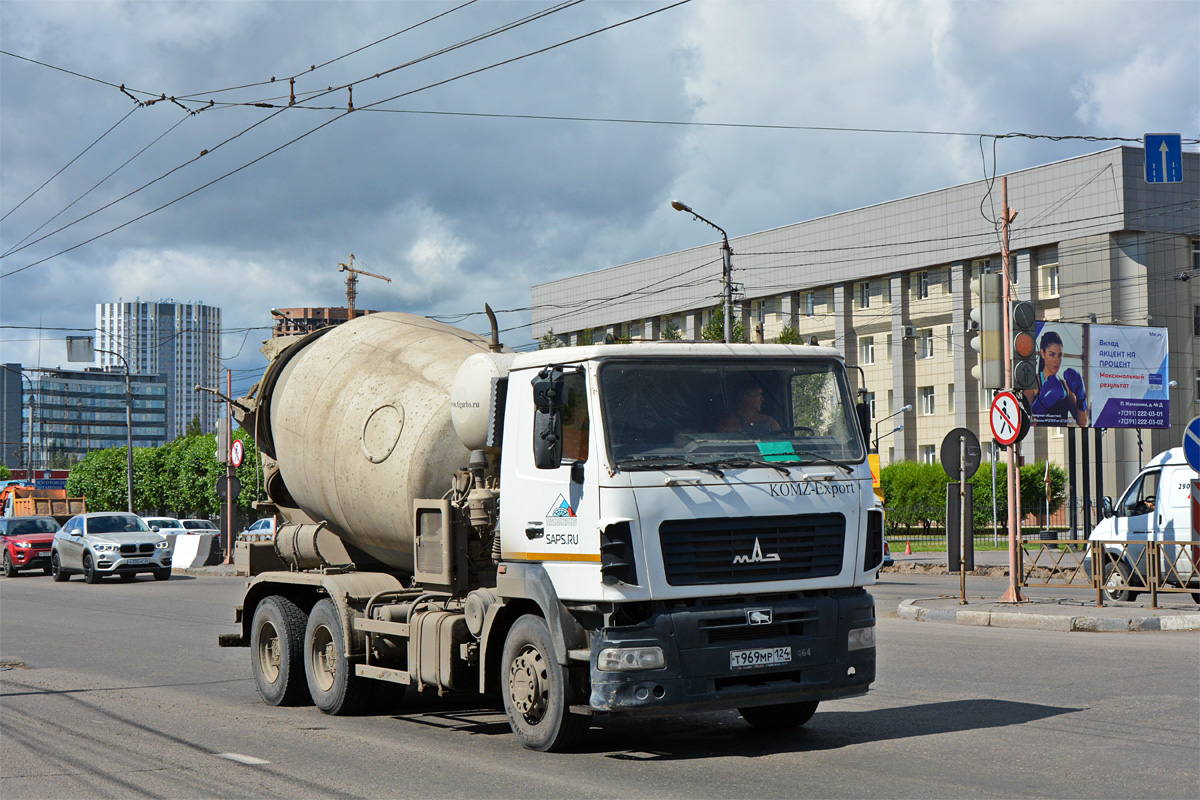 Красноярский край, № Т 969 МР 124 — МАЗ-6312B5