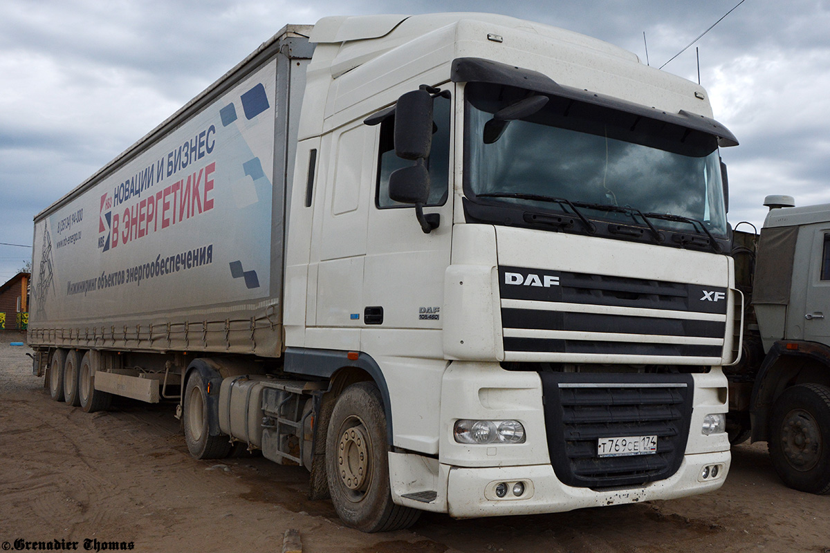 Челябинская область, № Т 769 СЕ 174 — DAF XF105 FT