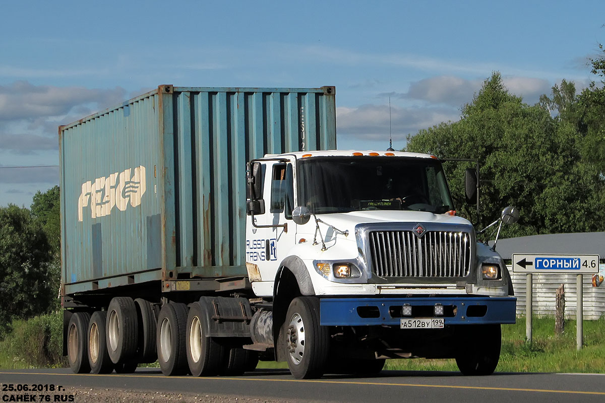 Москва, № А 512 ВУ 199 — International 7600