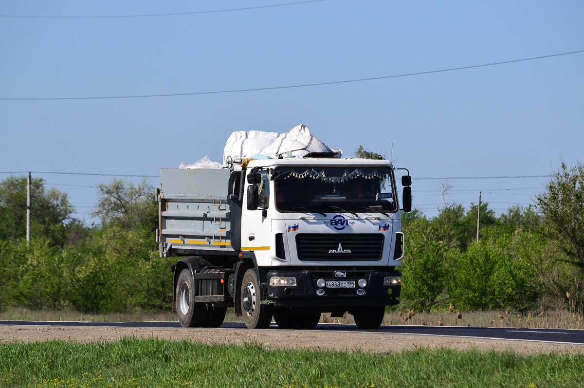 Волгоградская область, № А 868 ТЕ 134 — МАЗ-5550B3