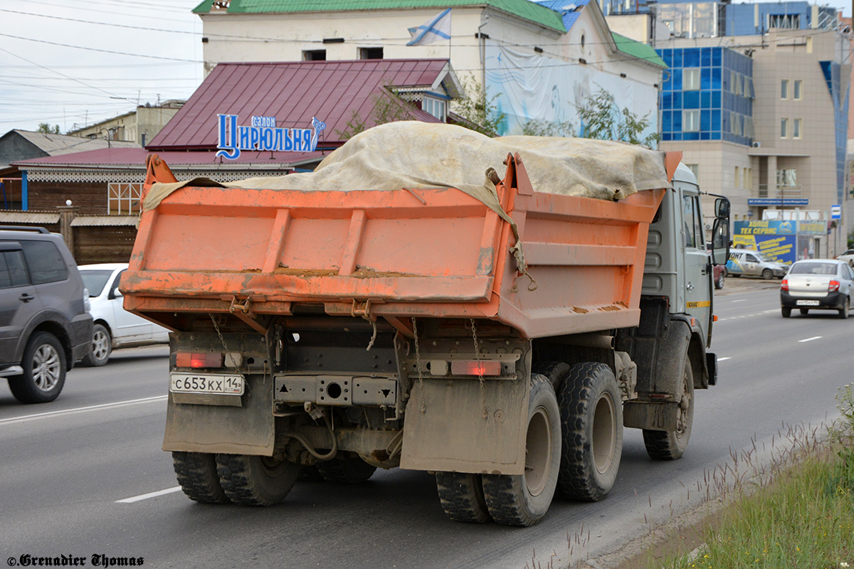 Саха (Якутия), № С 653 КХ 14 — КамАЗ-55111 [551110]