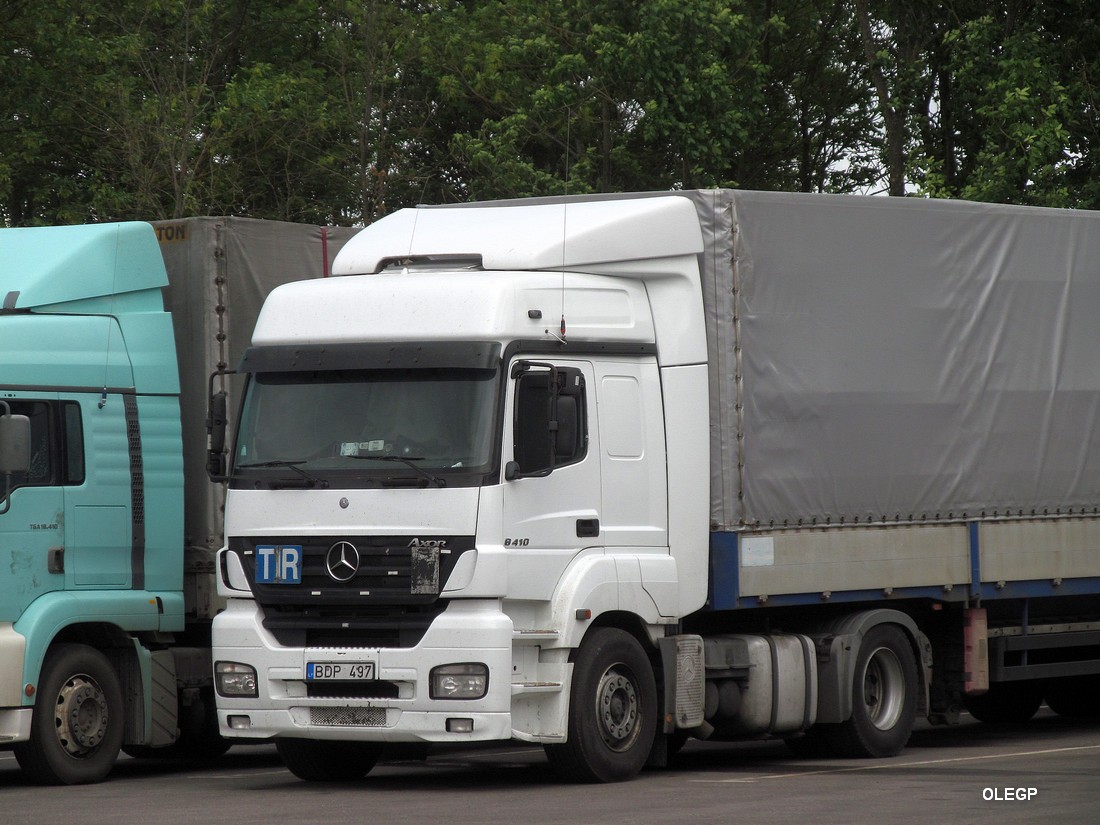 Литва, № BDP 497 — Mercedes-Benz Axor 1840