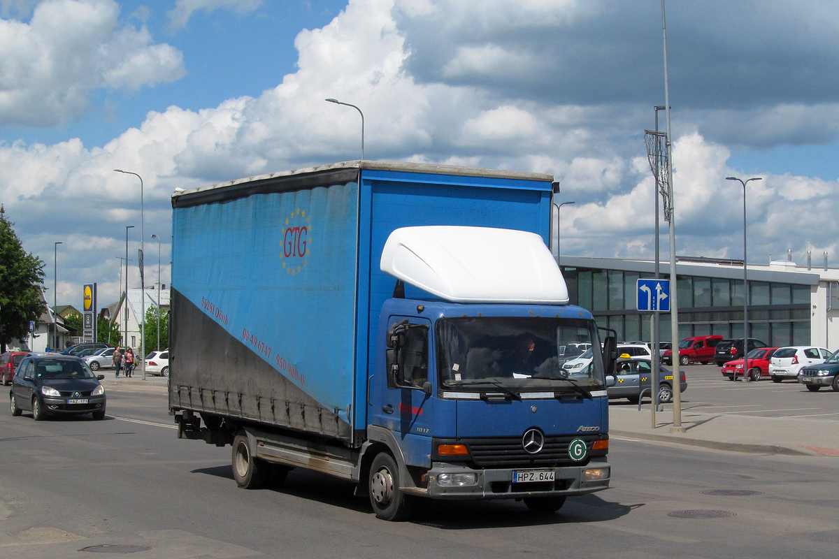 Литва, № HPZ 644 — Mercedes-Benz Atego 1017