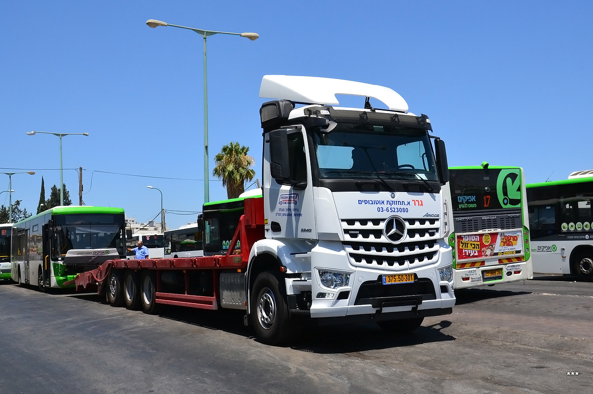 Израиль, № 375-50-301 — Mercedes-Benz Arocs (общ.м)