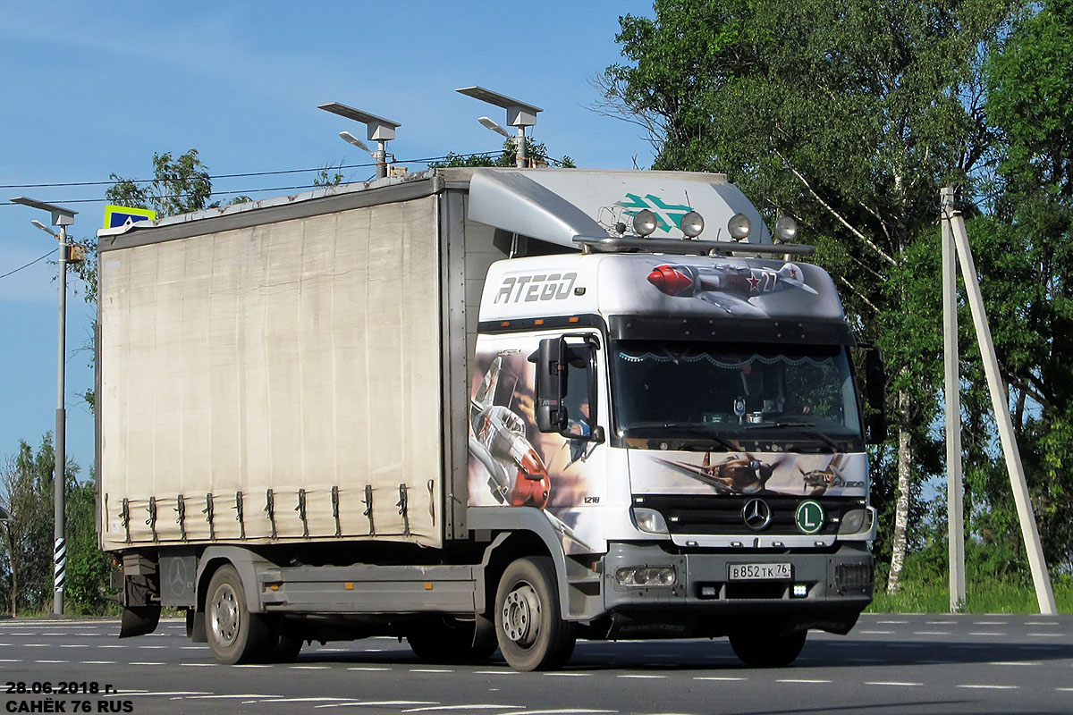 Ярославская область, № В 852 ТК 76 — Mercedes-Benz Atego 1218