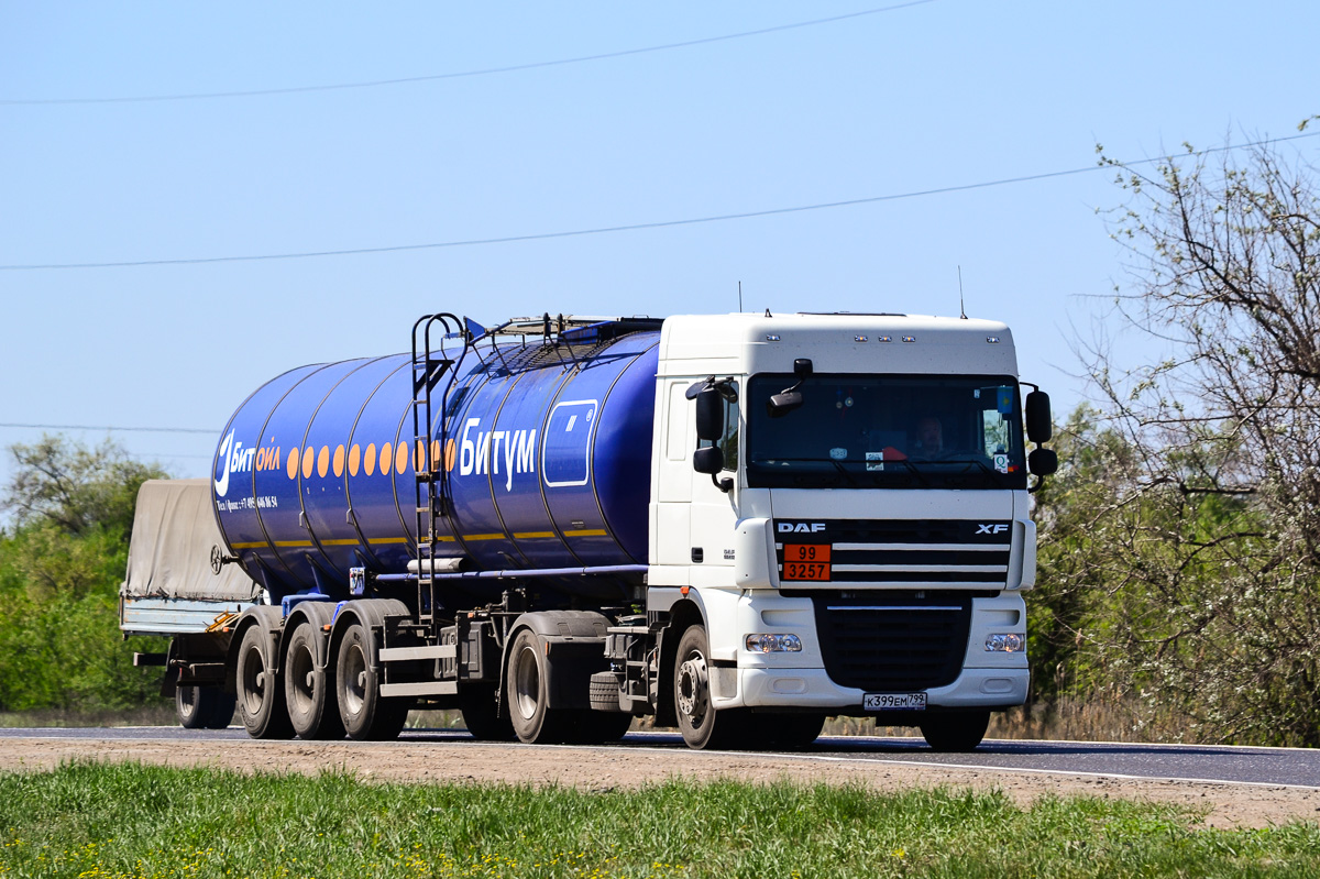 Москва, № К 399 ЕМ 799 — DAF XF105 FT