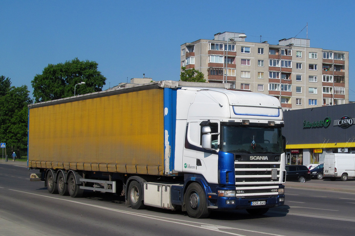 Литва, № COR 649 — Scania ('1996) R124L