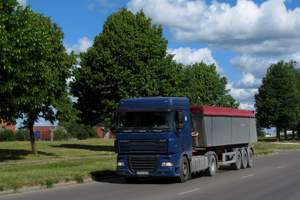 Литва, № JTN 570 — DAF XF105 FT