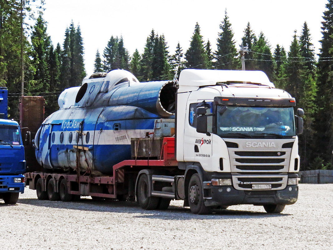 Ленинградская область, № В 984 ОТ 178 — Scania ('2009) G400
