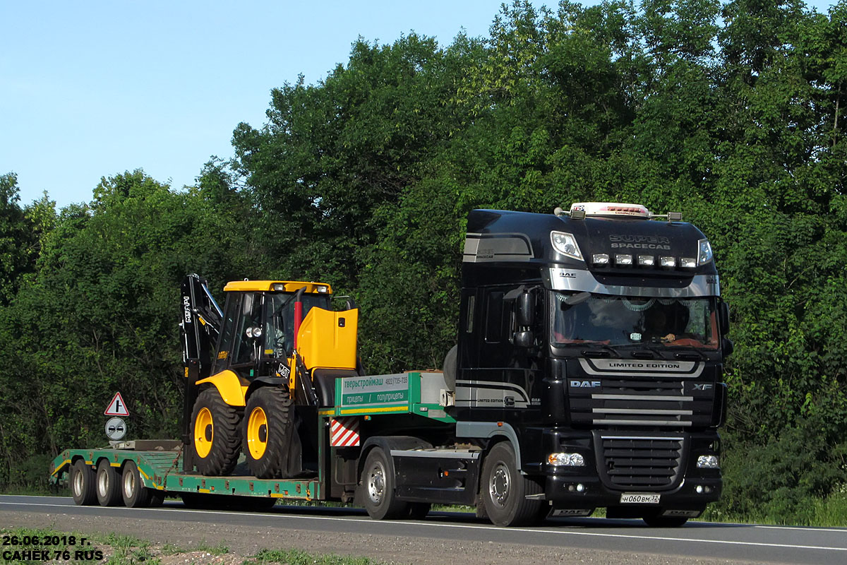 Брянская область, № Н 060 ВМ 32 — DAF XF105 FT