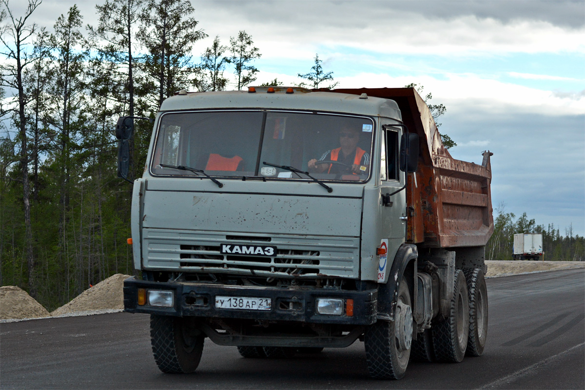 Чувашия, № У 138 АР 21 — КамАЗ-55111-02 [55111C]