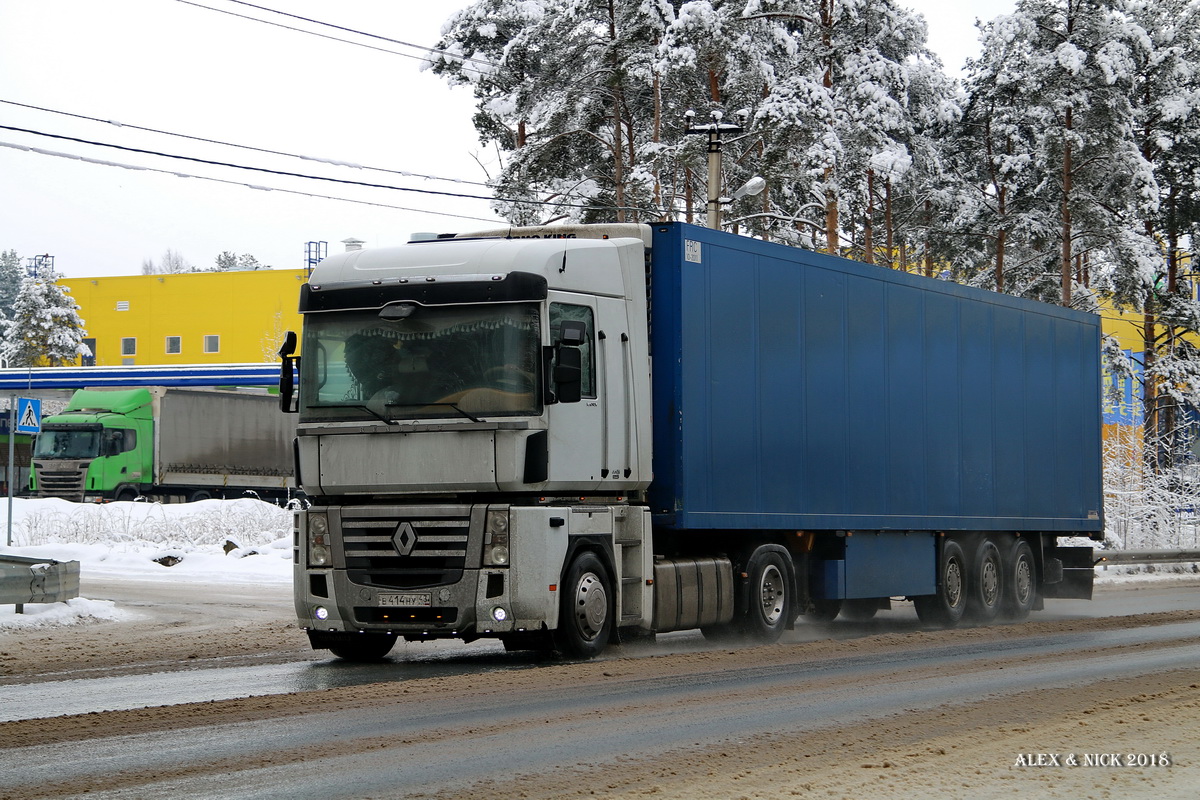 Кировская область, № В 414 НУ 43 — Renault Magnum ('2008)