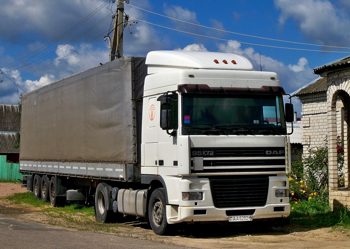 Могилёвская область, № АА 6282-6 — DAF 95XF FT