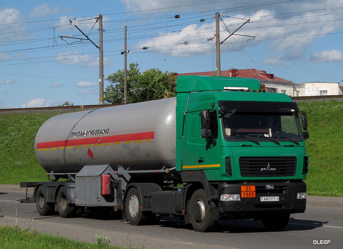 Гомельская область, № АМ 3171-3 — МАЗ-5440 (общая модель)