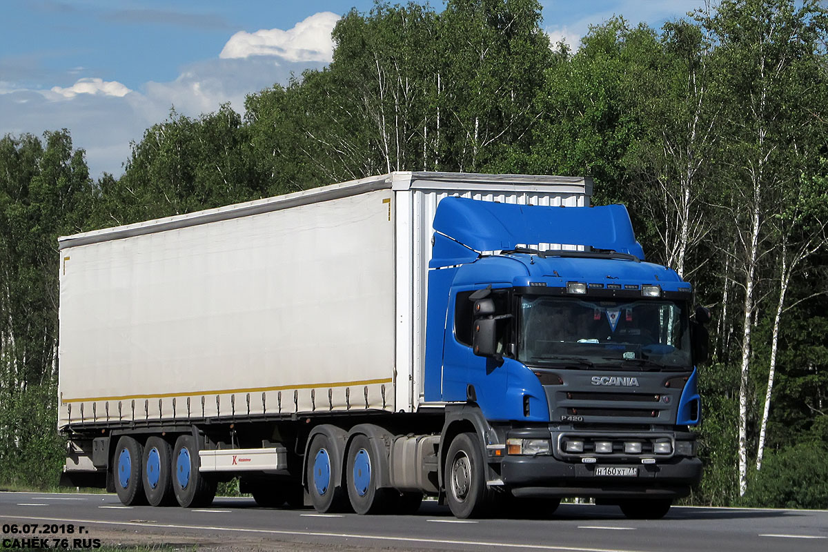 Тульская область, № Н 160 ХТ 71 — Scania ('2004) P420