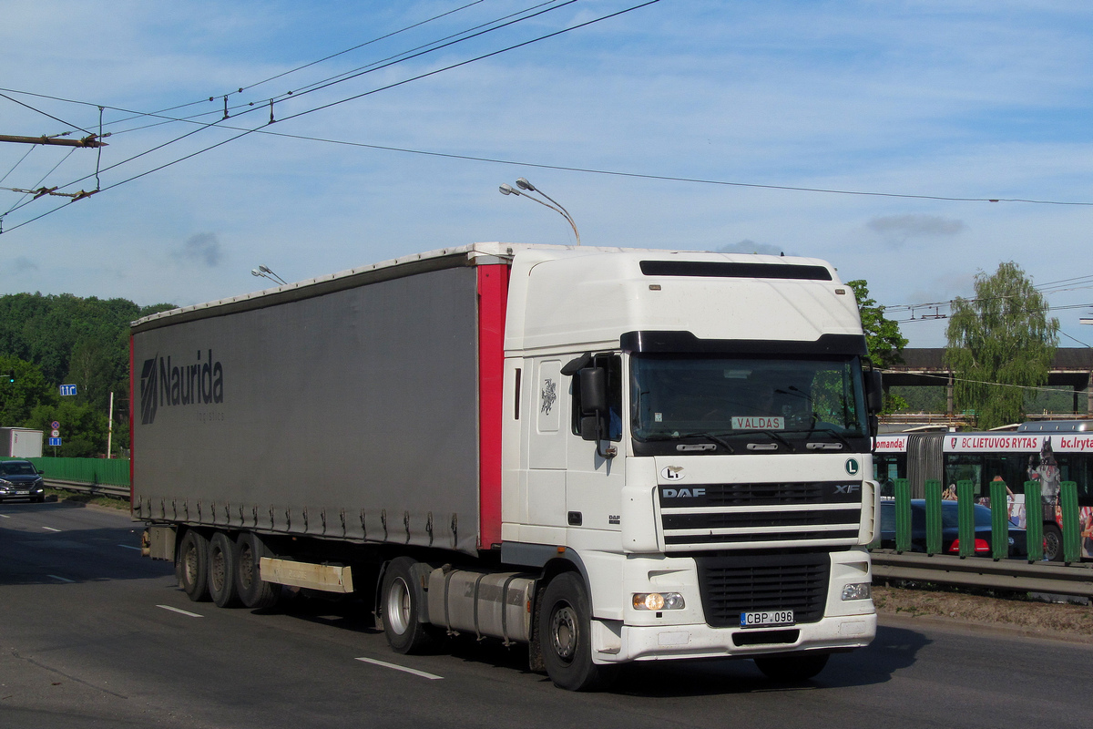 Литва, № CBP 096 — DAF XF95 FT