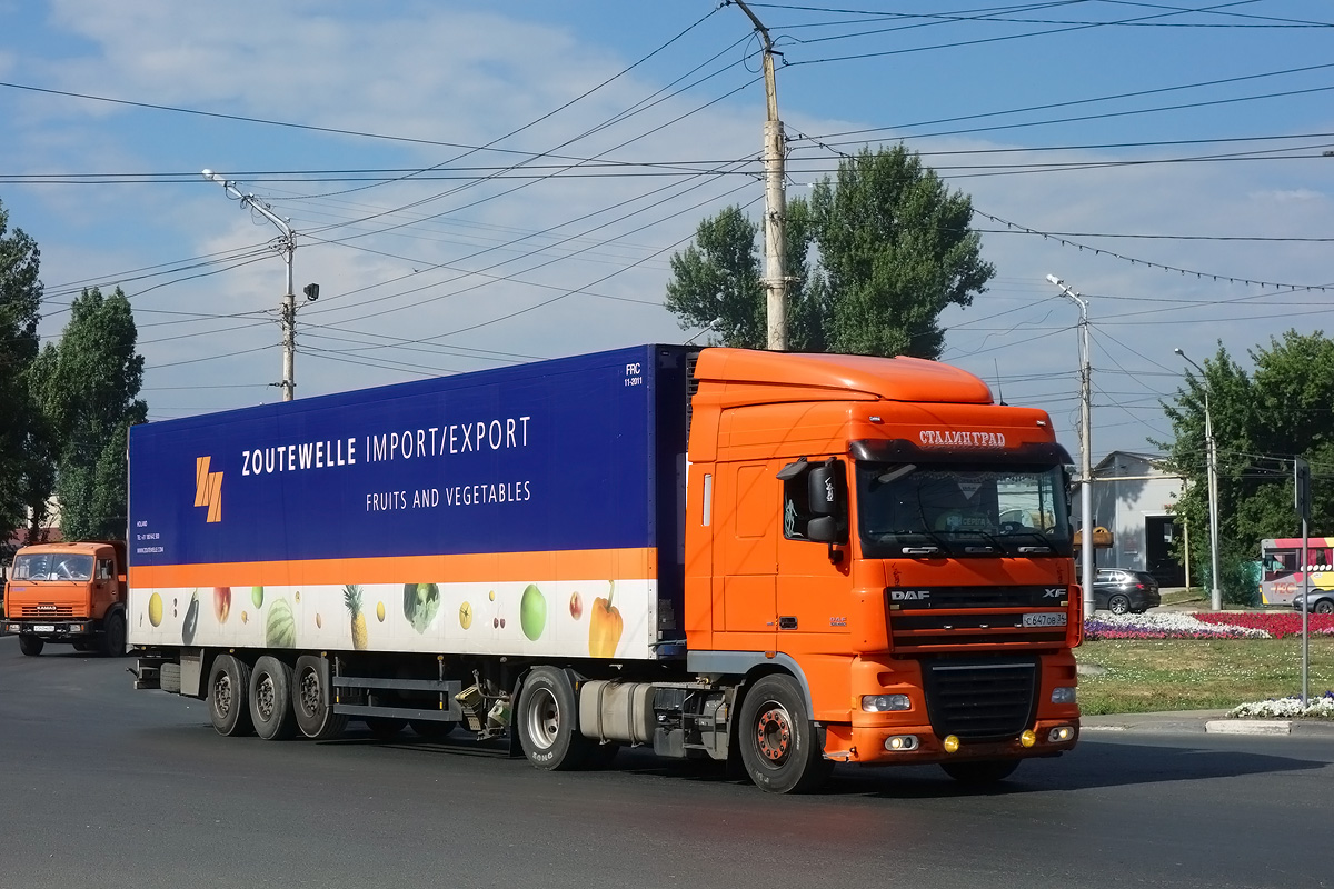 Волгоградская область, № С 647 ОВ 34 — DAF XF105 FT