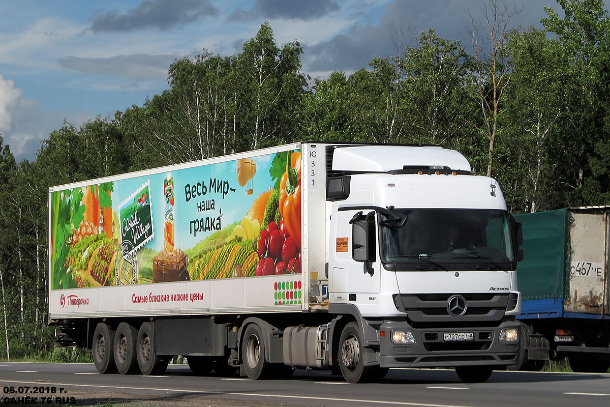 Москва, № М 727 СЕ 750 — Mercedes-Benz Actros '09 1841 [Z9M]