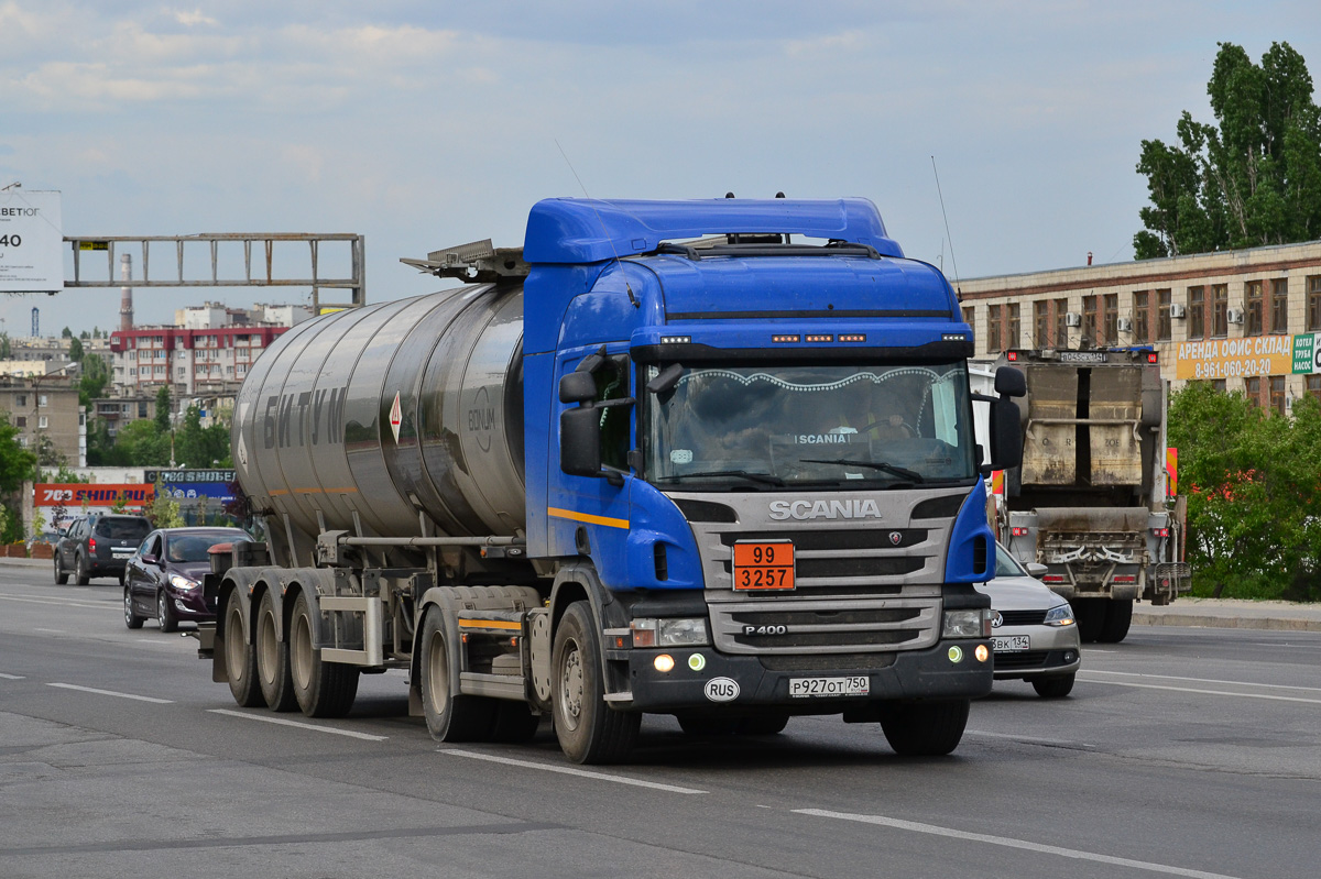 Московская область, № Р 927 ОТ 750 — Scania ('2011) P400