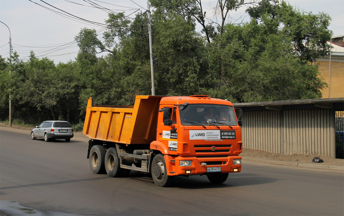 Красноярский край, № К 638 НМ 124 — КамАЗ-65115-42