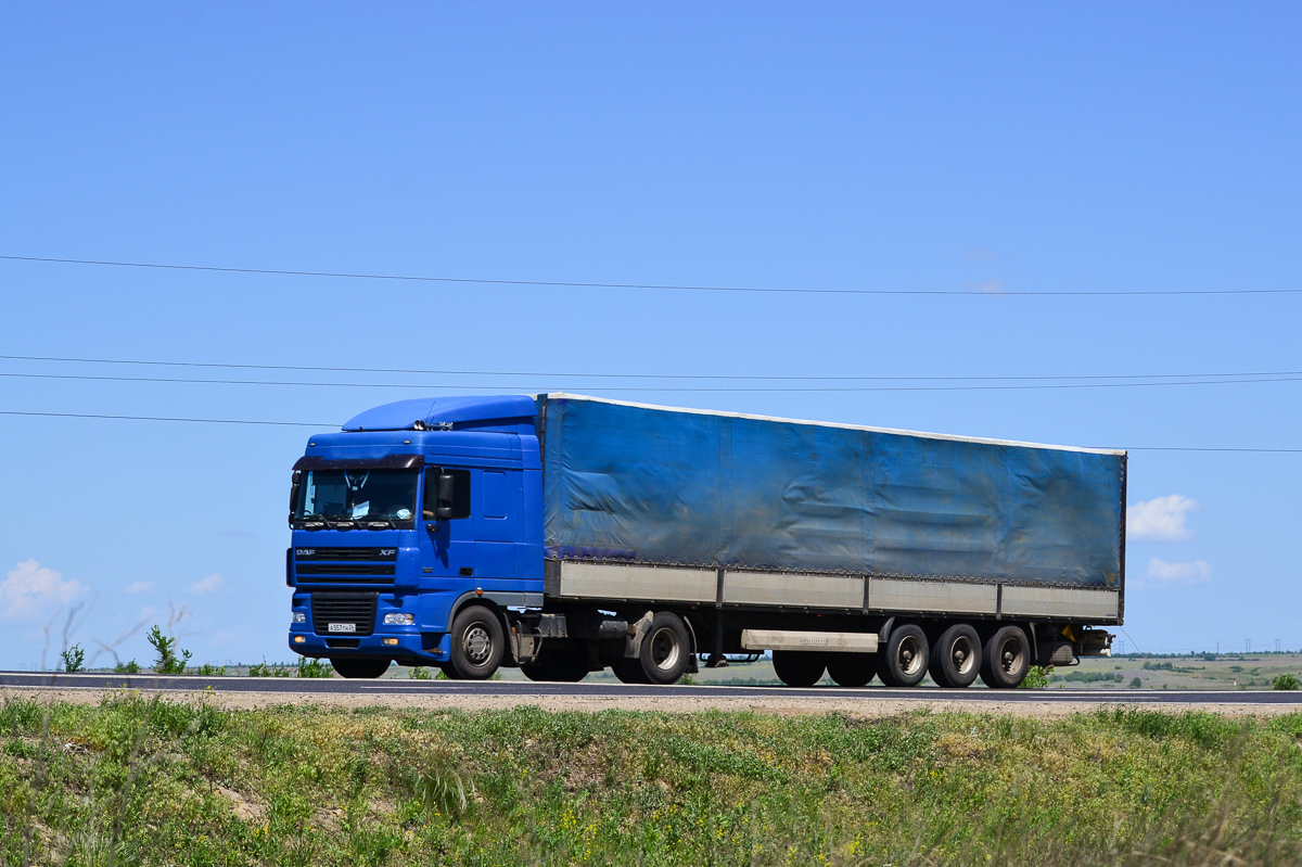 Волгоградская область, № А 557 ТН 34 — DAF XF95 FT