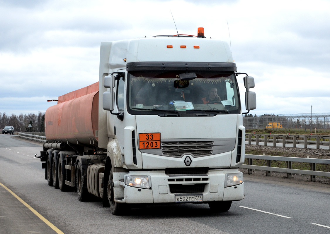 Москва, № К 502 ТЕ 777 — Renault Premium ('2006) [X9P]