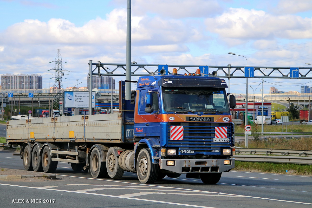 Ленинградская область, № У 639 МВ 47 — Scania (III) R143M