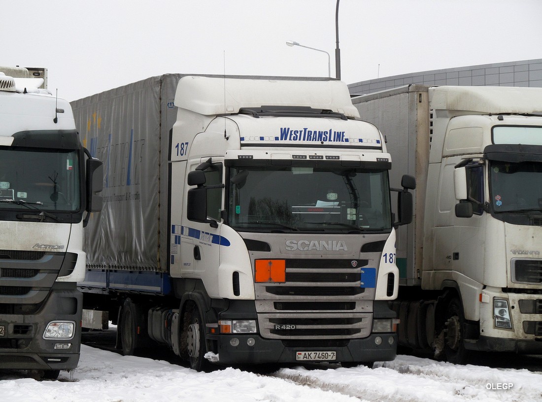 Минск, № 187 — Scania ('2009) R420