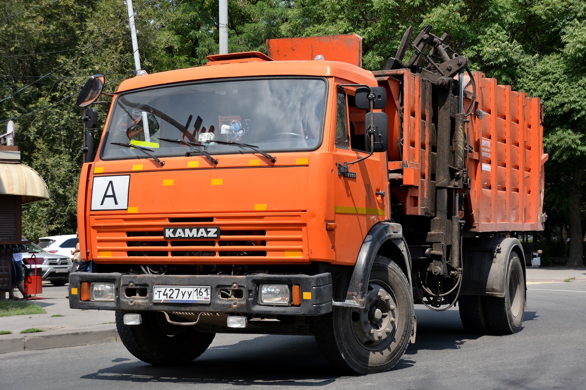 Ростовская область, № Т 427 УУ 161 — КамАЗ-43253 (общая модель)
