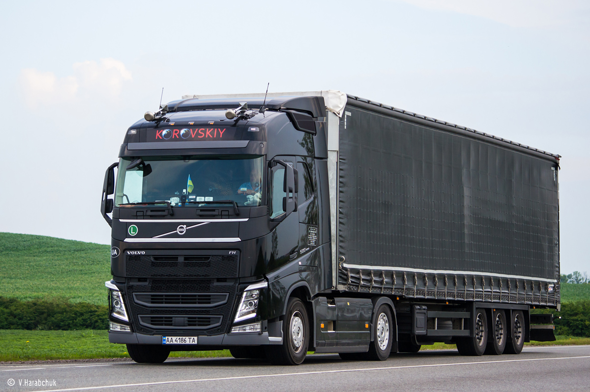 Закарпатская область, № АА 4186 ТА — Volvo ('2012) FH.500