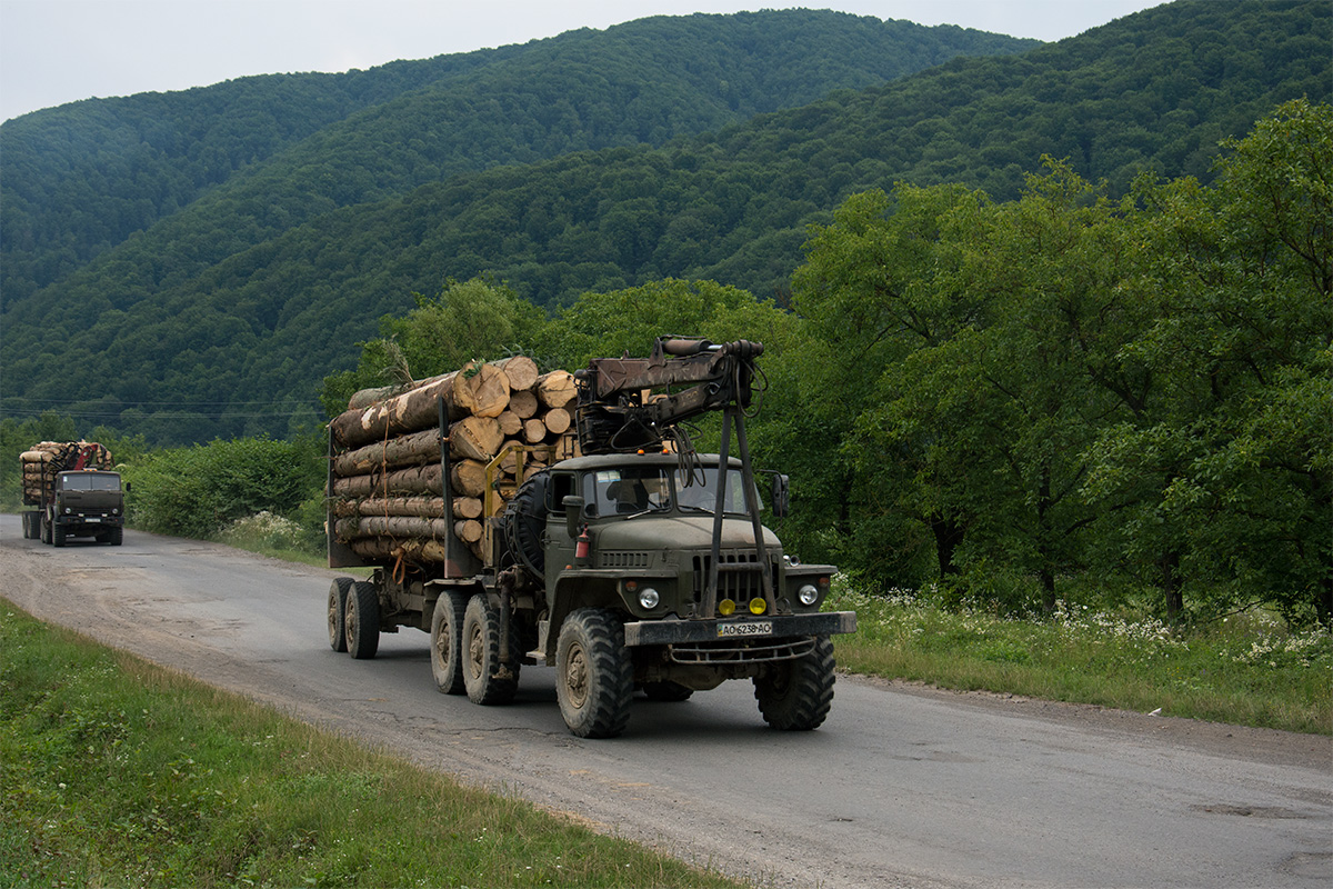 Закарпатская область, № АО 6238 АС — Урал-4320 / 5557 (общая модель)