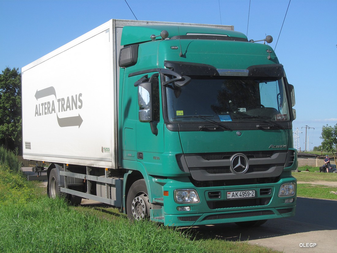 Витебская область, № АК 4959-2 — Mercedes-Benz Actros ('2009) 1836