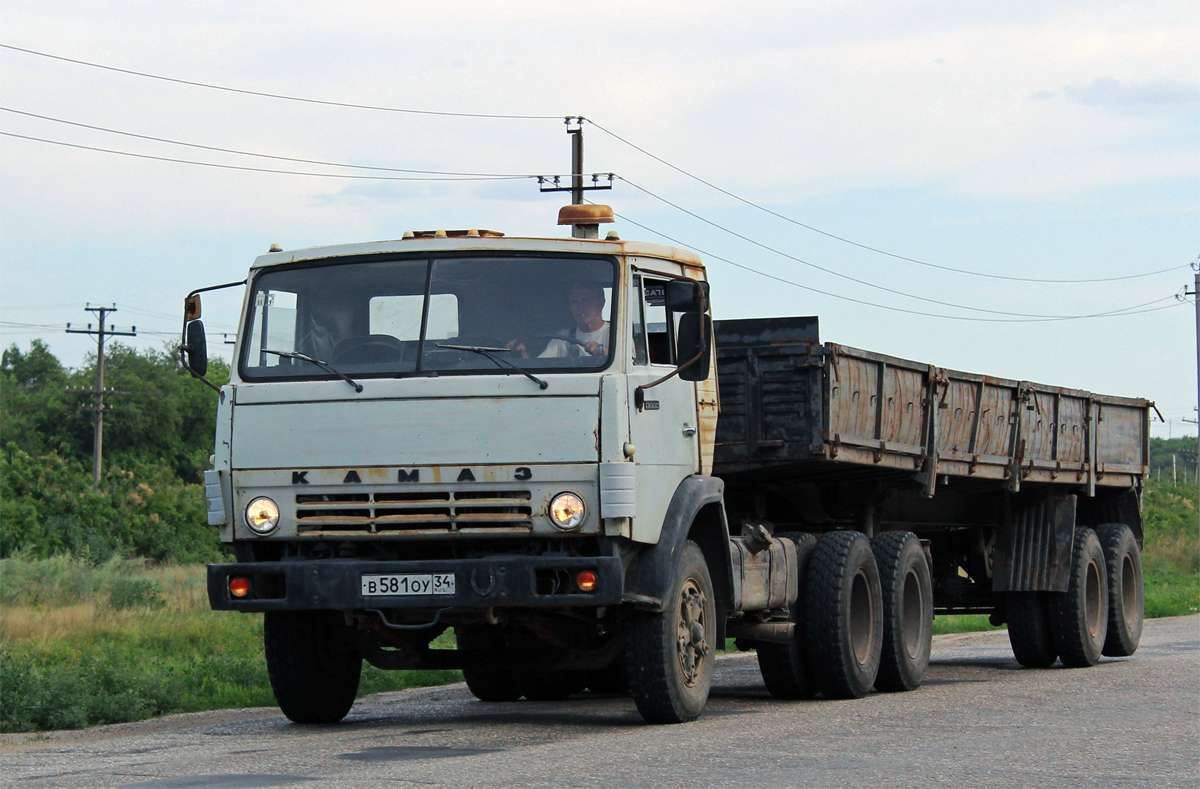 Волгоградская область, № В 581 ОУ 34 — КамАЗ-5410