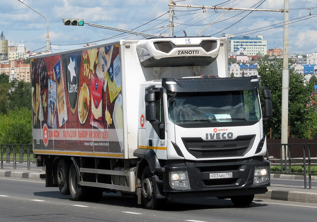 Московская область, № У 034 ВЕ 750 — IVECO Stralis ('2012) 420