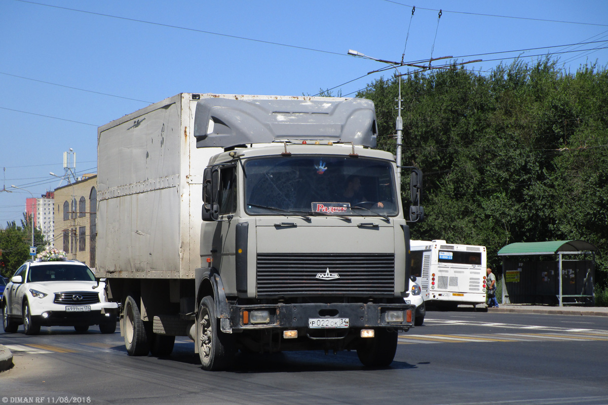 Волгоградская область, № Р 022 ОК 34 — МАЗ-53363