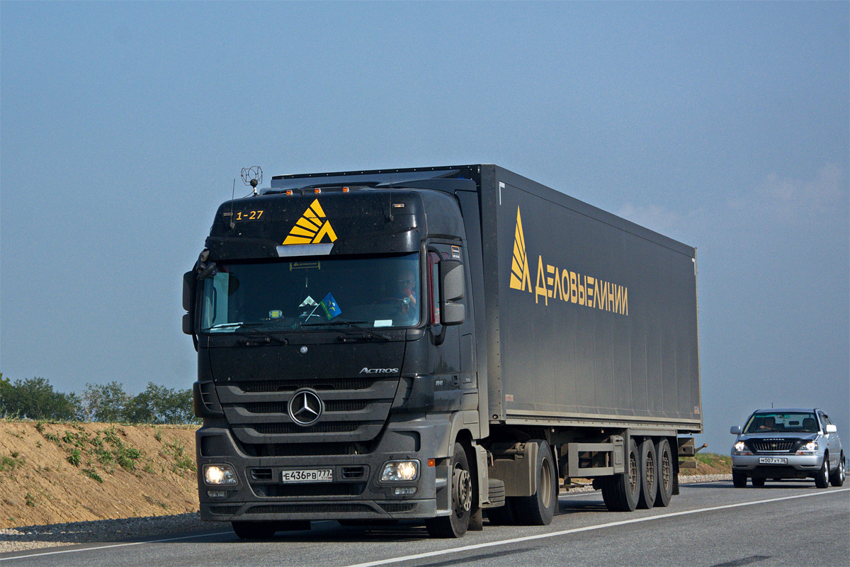 Москва, № Е 436 РВ 777 — Mercedes-Benz Actros '09 1841 [Z9M]