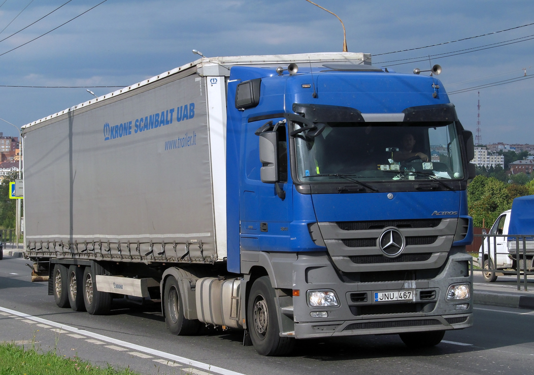 Литва, № JNU 467 — Mercedes-Benz Actros ('2009) 1841