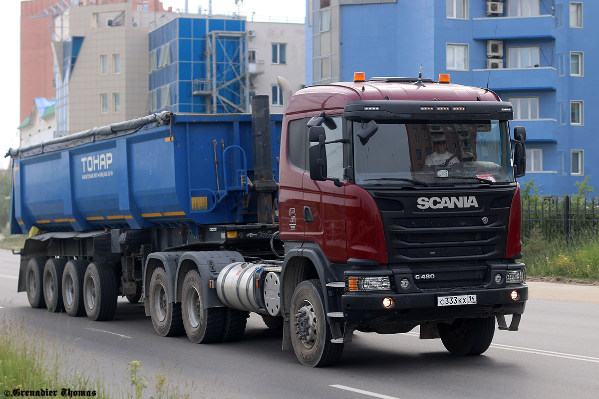 Саха (Якутия), № С 333 КХ 14 — Scania ('2013) G480